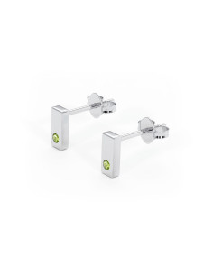 Charisma - Srebrne kolczyki z oliwinem