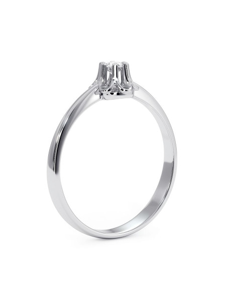 Fiore - Srebrny pierścionek z lapisem lazuli