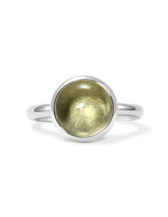 Candy - Srebrny pierścionek z cytrynowym kwarcem