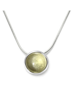 Candy - Srebrny naszyjnik z cytrynowym kwarcem