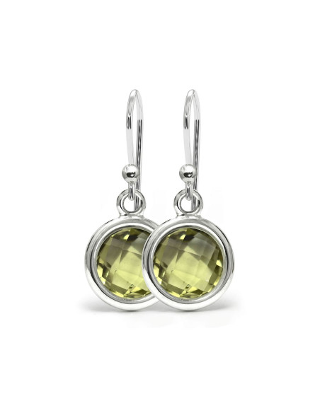 Aura - Srebrne kolczyki z kwarcem