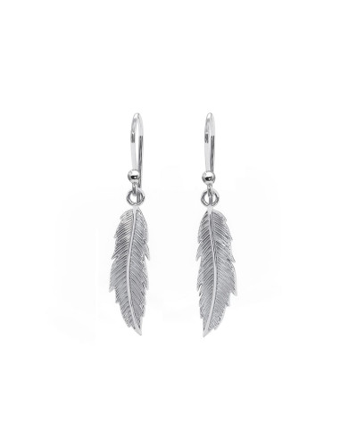 Feather - Srebrne kolczyki