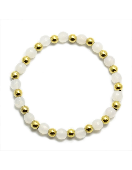 Karma - Bransoletka z chalcedonem