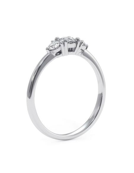 Cocktail - Srebrny pierścionek z topazem