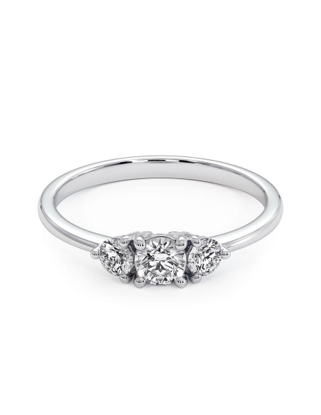 Cocktail - Srebrny pierścionek z  niebieskim topazem i oliwinem