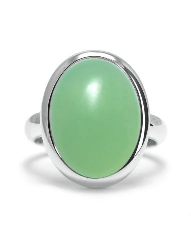 Stone - Srebrny pierścionek z chalcedonem
