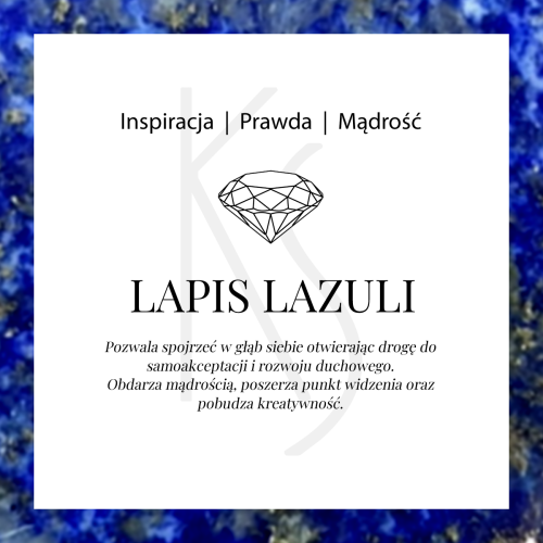 Candy - Srebrny pierścionek z lapisem lazuli