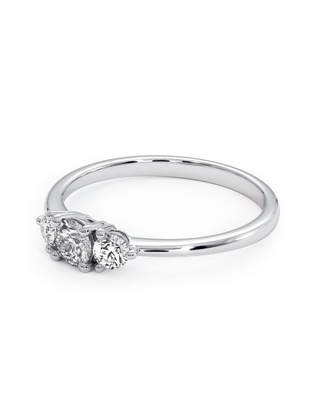 Cocktail - Srebrny pierścionek z ametystem i cytrynem