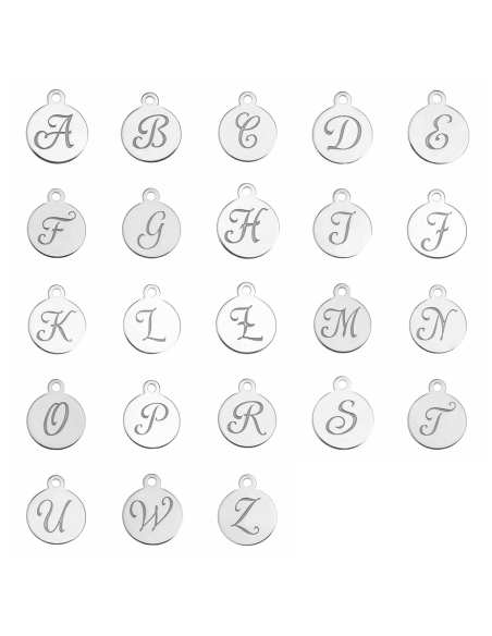 Aura - Srebrny naszyjnik personalizowany z różowym kwarcem