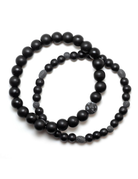 Karma - Bransoletka z czarnym onyksem