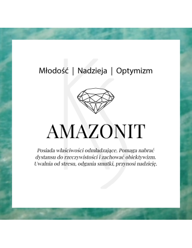 Karma - Bransoletka z amazonitem