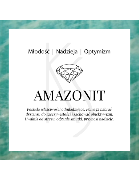 Karma - Bransoletka z amazonitem