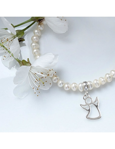 Bransoletka z pereł naturalnych