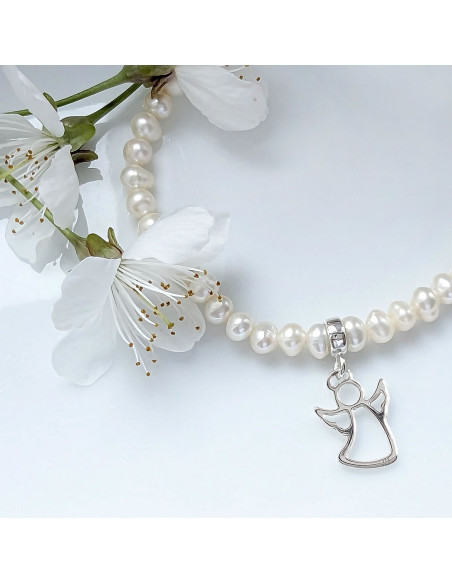 Bransoletka z pereł naturalnych