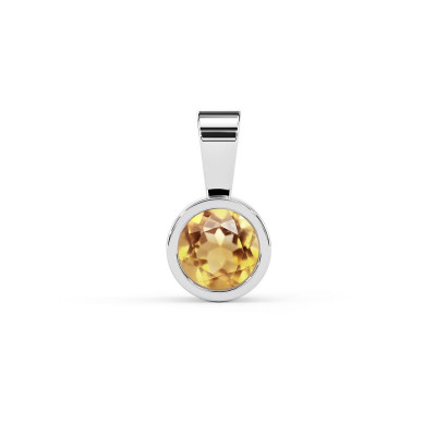 Stack me - Srebrna zawieszka z cytrynem