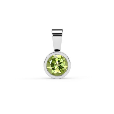 Stack me - Srebrna zawieszka z oliwinem