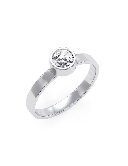 Stack me - Srebrny pierścionek z ametystem