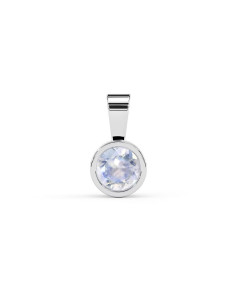 Stack me - Srebrna zawieszka z kamieniem księżycowym