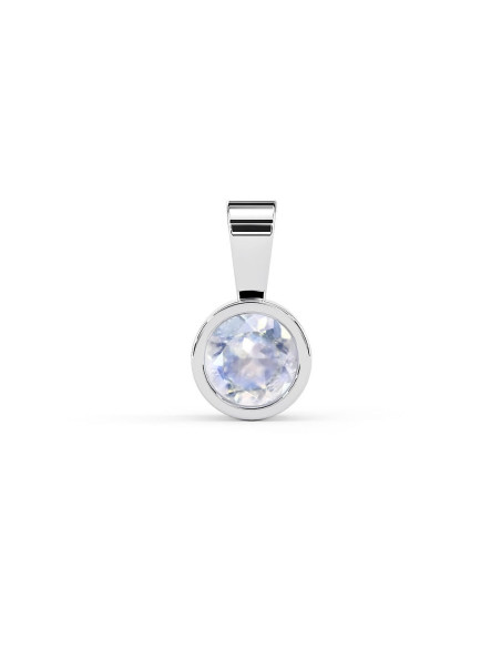 Stack me - Srebrna zawieszka z kamieniem księżycowym