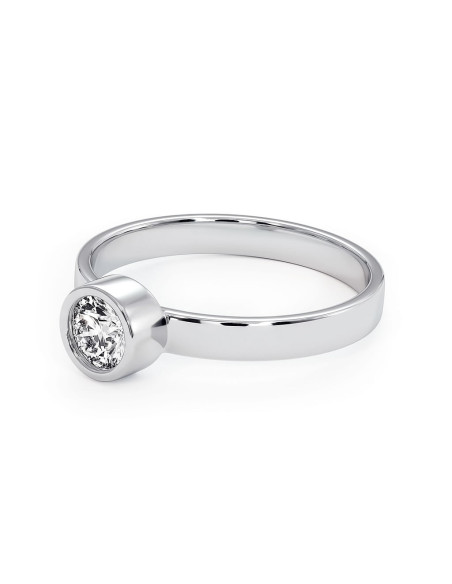 Stack me - Srebrny pierścionek z oliwinem