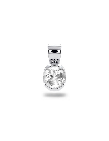 Sydney - Srebrna zawieszka z kryształem górskim