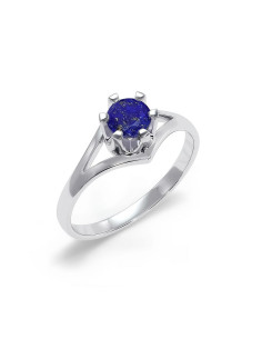 Royal - Srebrny pierścionek z lapisem lazuli